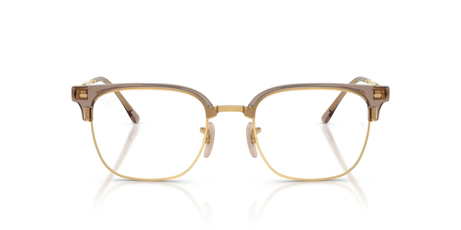 Ray-Ban New Clubmaster 7216 Eyeglasses - Blue On Gunmetal - view 33